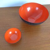 Red Krenit Bowls by Herbert Krenchel Torben Ørskov, Set of 2, 1960s