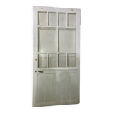 Old glass door style canopy white workshop