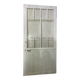 Porte vitrée ancienne style verrière atelier blanche