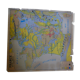 Map old mural Nalliers Vienna France geology and relief