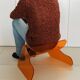 Orange plexiglass chair, 1970s France.