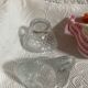 Original molded glass egg cup