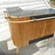 Rattan tiki bar
