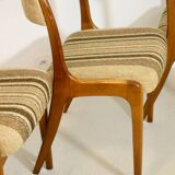 Pair of restored Baumann gondola chairs from the 60s.