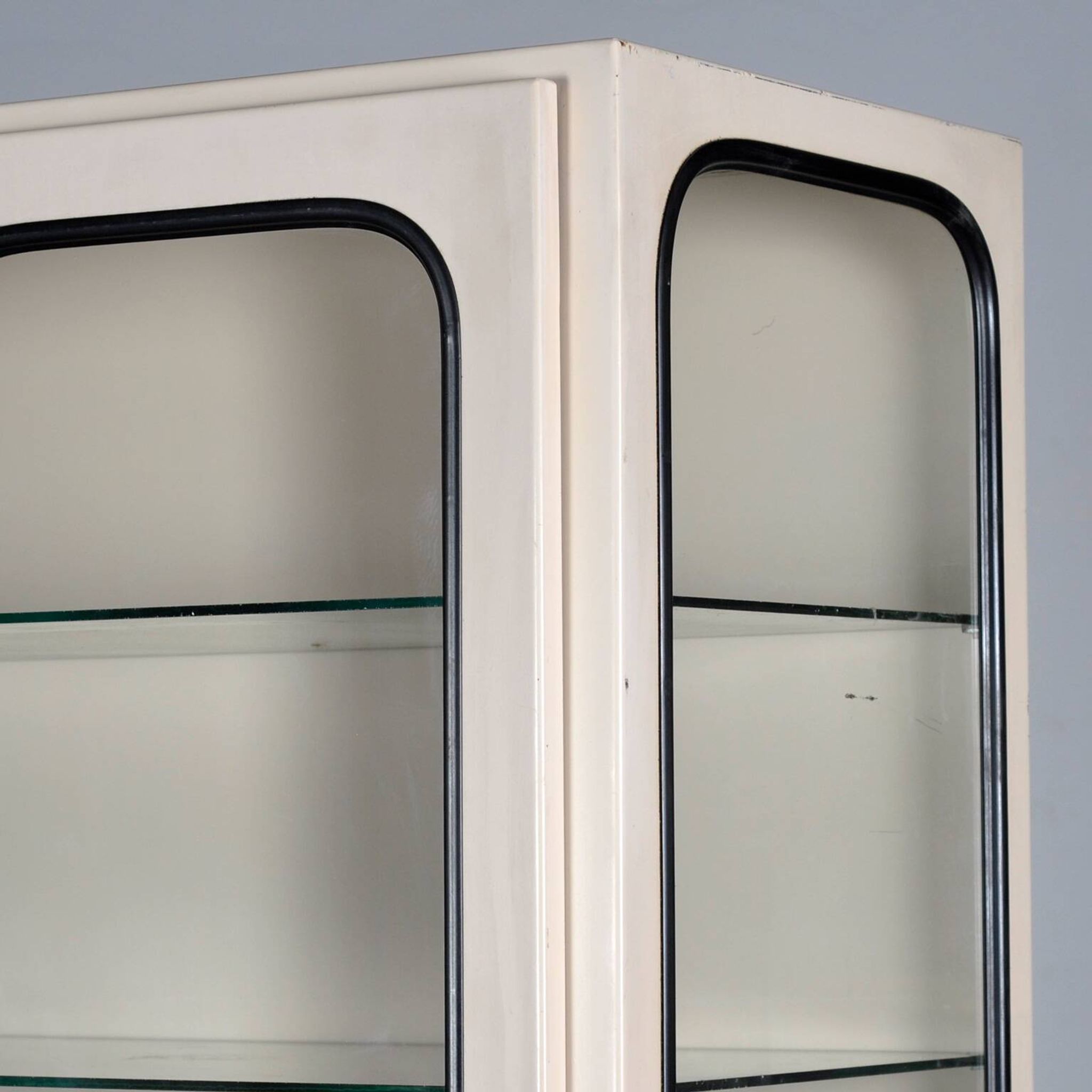Vintage iron and glass medicine cabinet, 1970s
