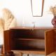 Vintage Scandinavian teak sideboard (220 cm)