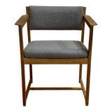 Armchair stamped "Scandinavian Design" 1950.