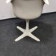 Vintage fiberglass swivel chair by Maurice Burke for Akana