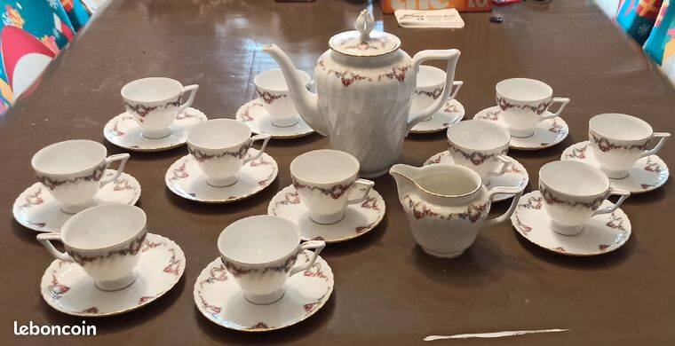 Bavarian porcelain coffee service