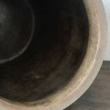 Brown glazed grease pot