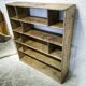 Large wooden workshop locker