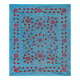 Vintage hand-embroidered Uzbek Suzani 256x305 cm