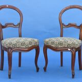 Pair of Louis Philippe style chairs