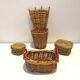 Miniature rattan basket from the 70s