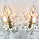 Pair of Wall Lamp Bronze And Crystal 1 Light