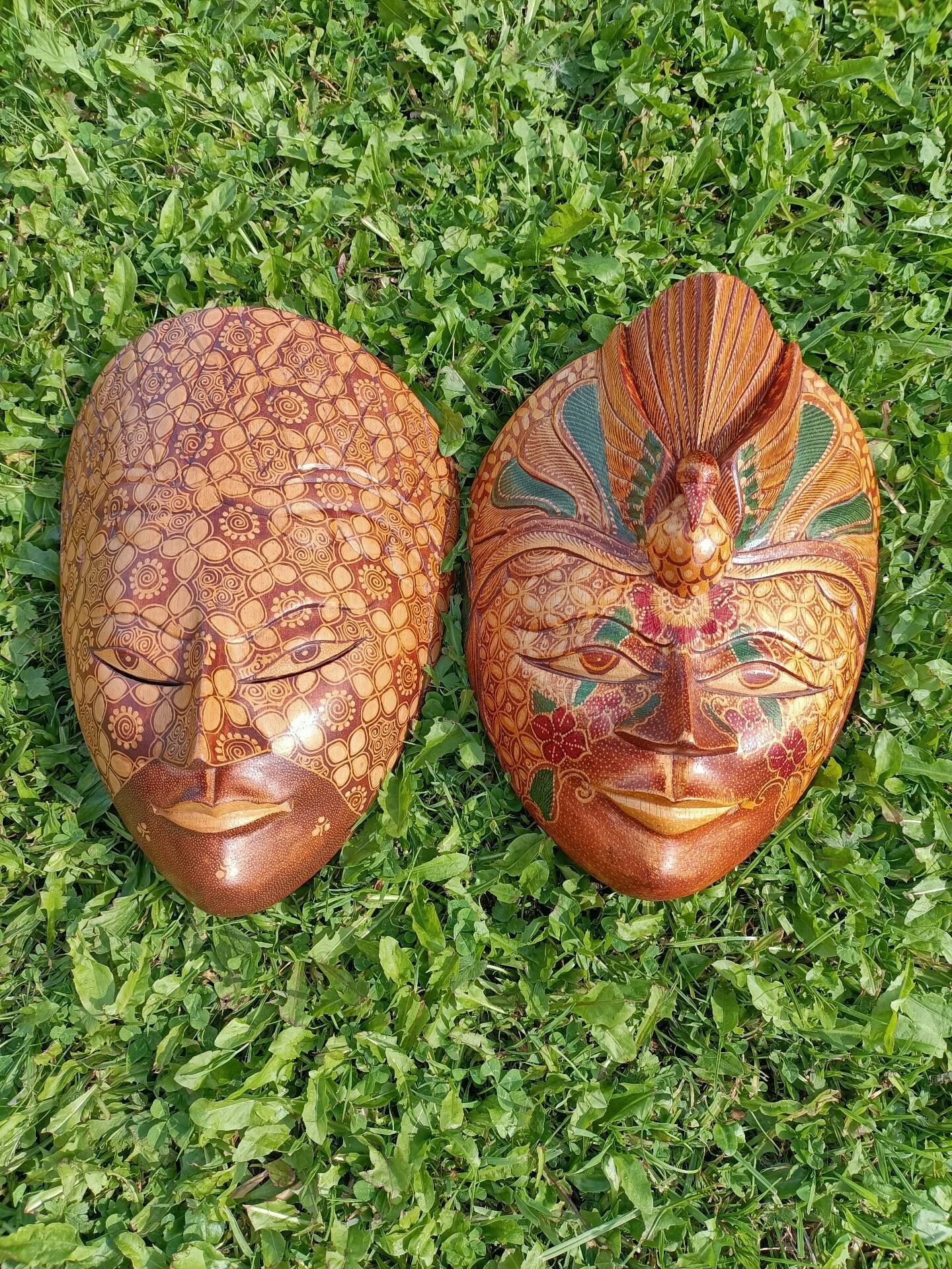 Masques ethniques rétro