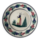 Henriot Quimper plate hand-painted