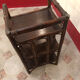Small vintage 70s rattan shelf