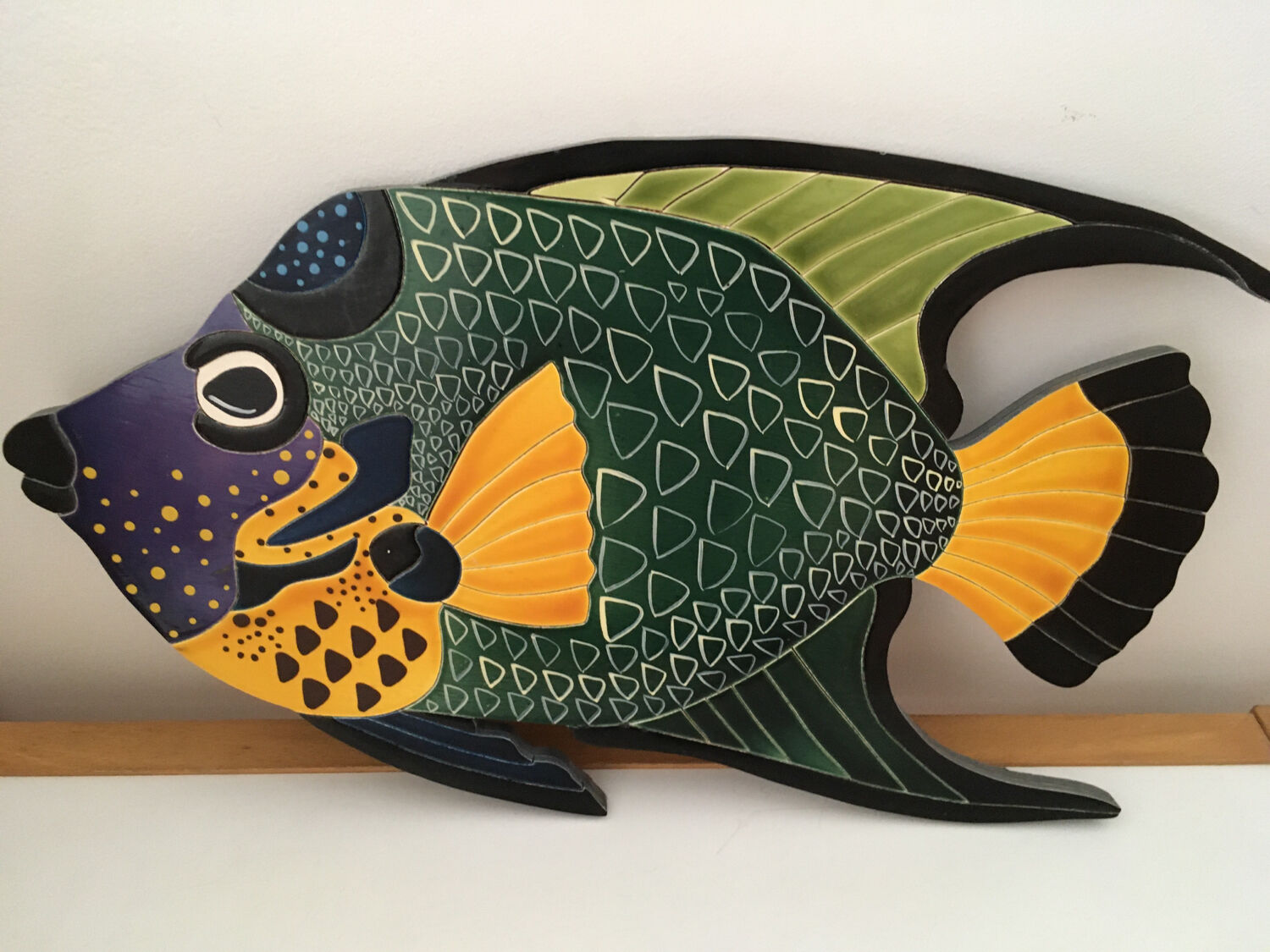 Ethical decorative fish painting.