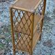 Vintage bamboo and rattan shelf 1960/70
