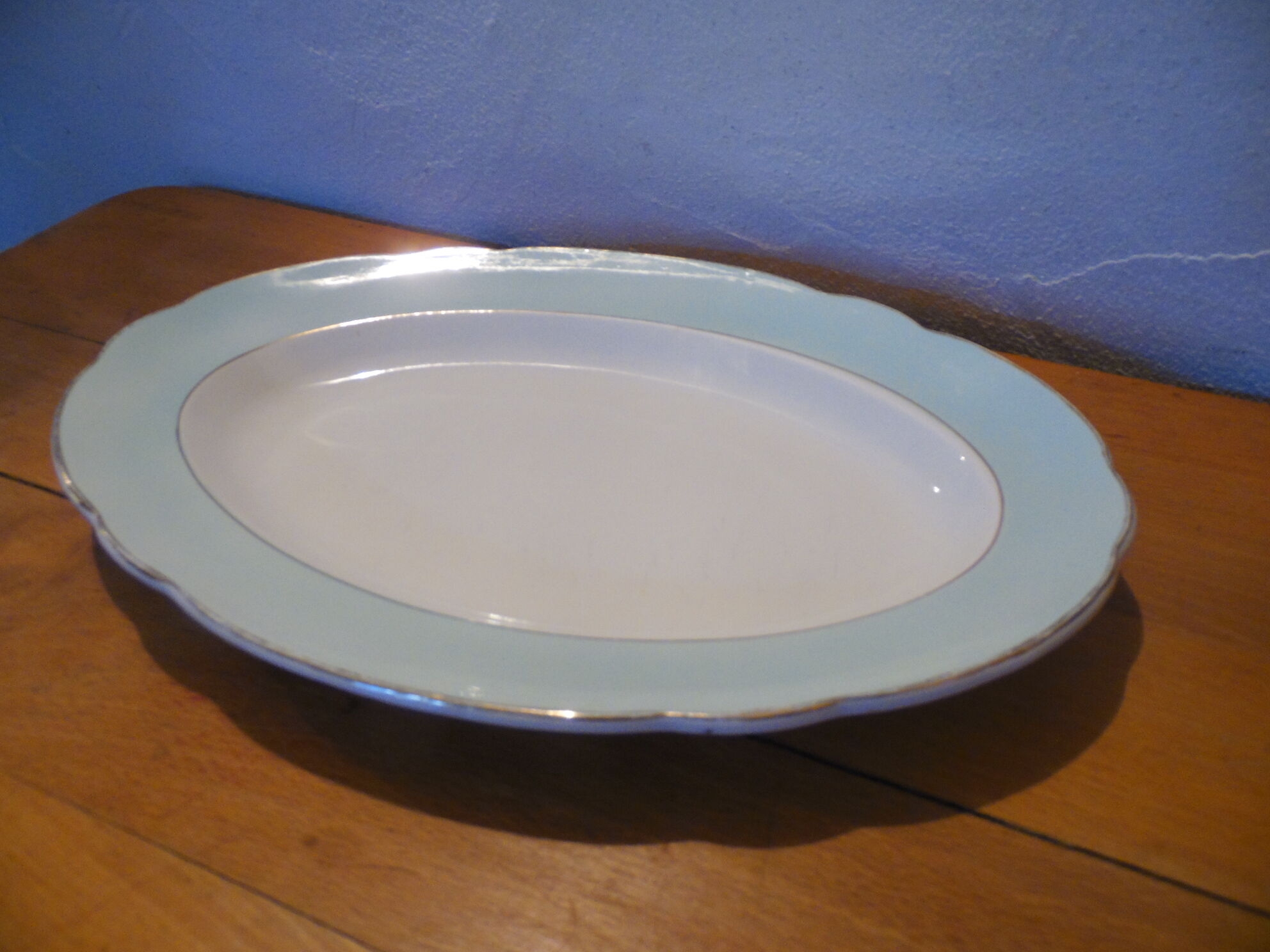 Oval platter model Henri Sarreguemines and Digoin, 30's