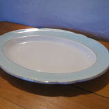 Plat ovale modèle Henri Sarreguemines et Digoin, 30's