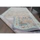 Vintage Turkish Oushak Handmade Wool Cotton Brown Runner Rug 118x309