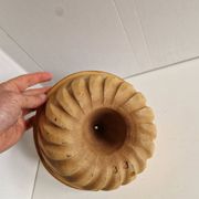Old alsace kouglof cake mould decorative kitchen. diameter 21.5 cm. height