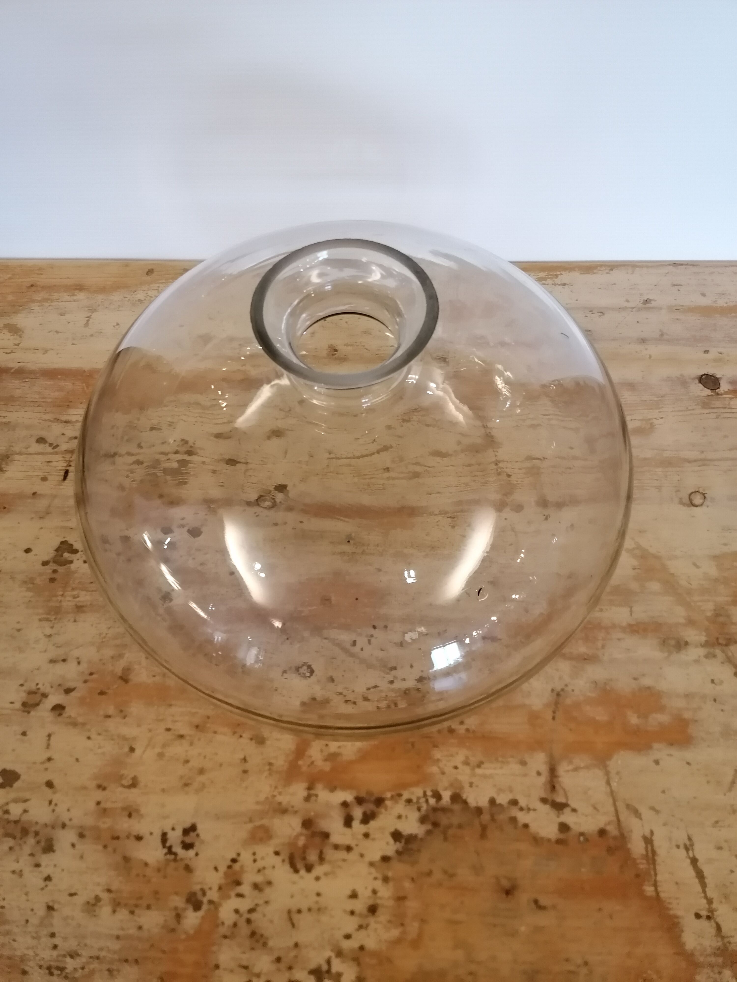 Blown glass vase, 1930, czech republic