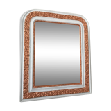 Mirror Louis-Philippe gilded with leaf, 37 x 31 cm