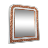 Mirror Louis-Philippe gilded with leaf, 37 x 31 cm