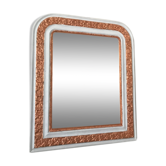 Mirror Louis-Philippe gilded with leaf, 37 x 31 cm