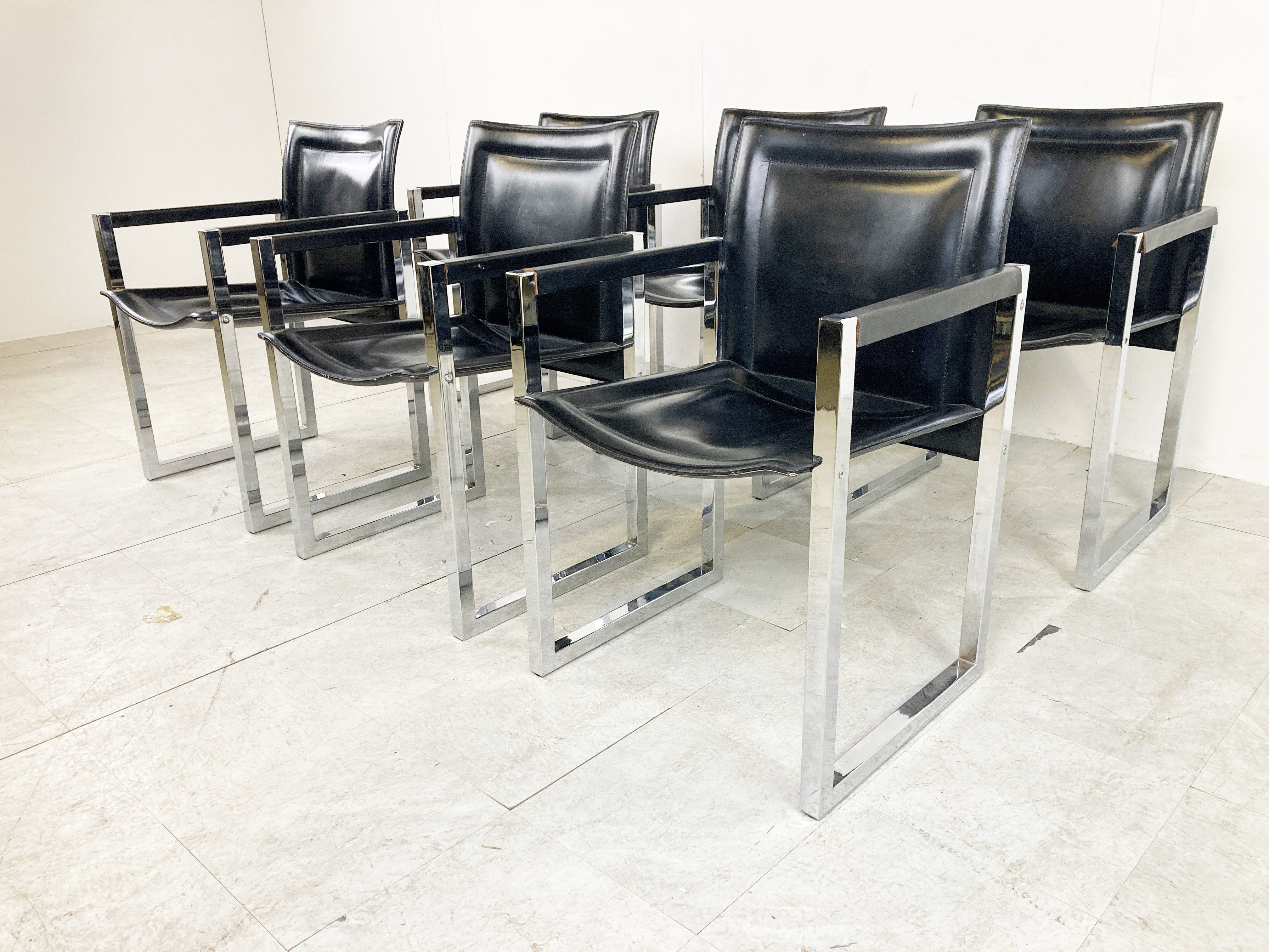 Vintage dining chairs by Arrben, 1980s
