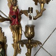 Paire d’applique au chinois en bronze 19ème