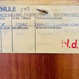 Scandinavian 4-drawer teak chest of drawers by Kempkes 1960s