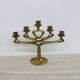 Mid-century large brutalist solid bronze candleholder, 1970s