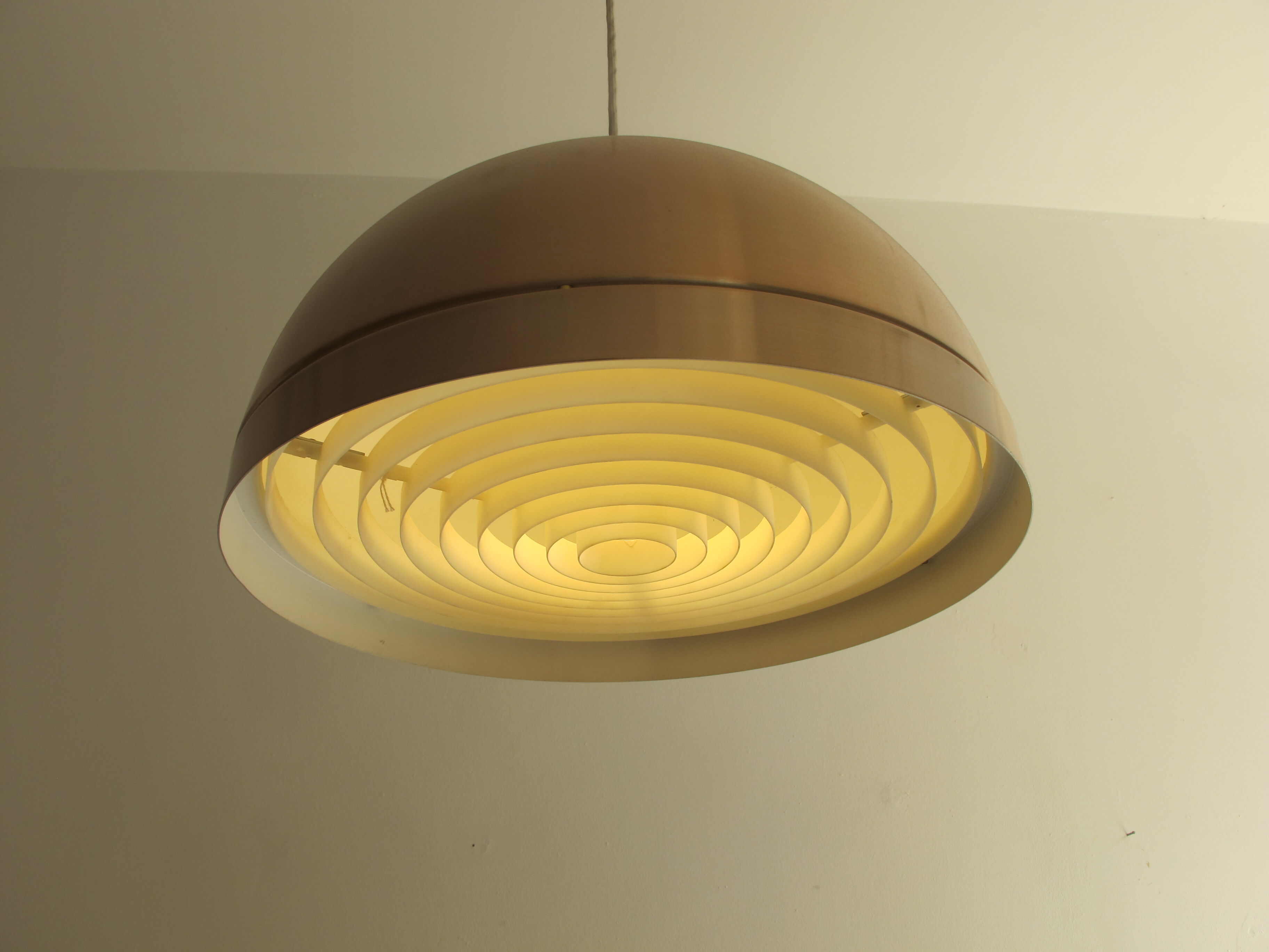 Lamp brass curved by Svend Middelboe