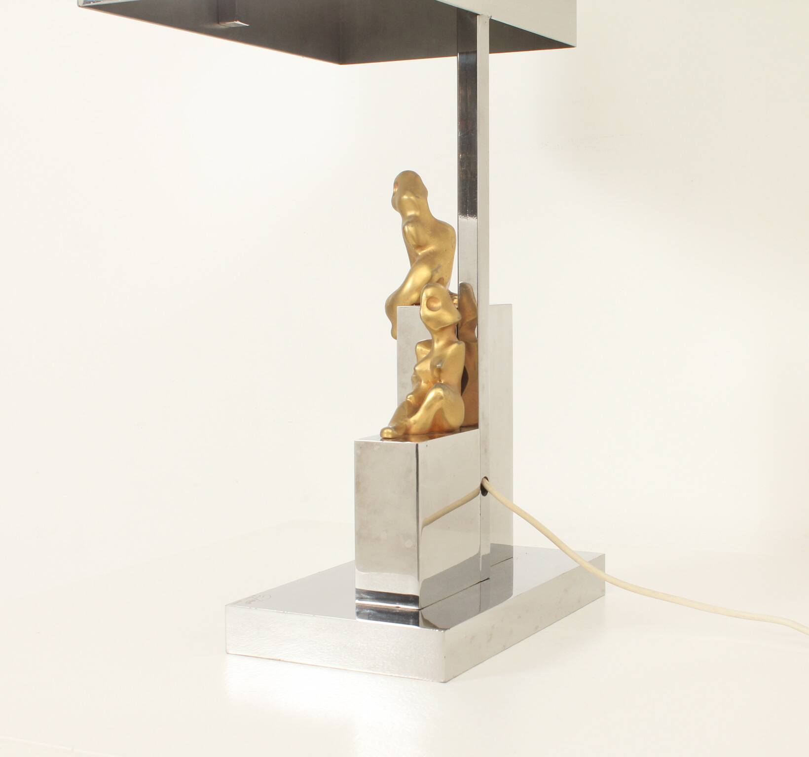 Large table lamp by the Spanish sculptor Aurelio Teno, 1970s.