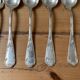 Set of 8 antique silver-plated cutlery pieces
