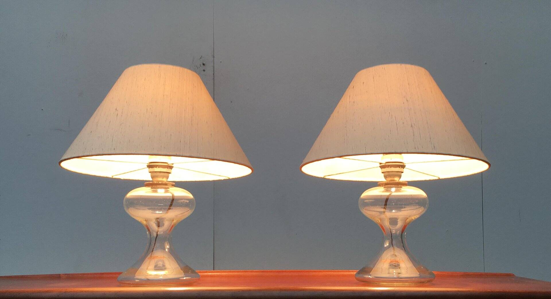 Mid-Century German table lamps ML 1 by Ingo Maurer for M Design, 1960s, set of 2