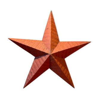 Amish star red 56cm