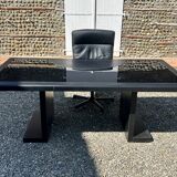 Executive desk by Guido Faleschini and armchair by Matteo Grassi