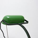 Art Deco adjustable banker lamp, 1930s, Bohemia