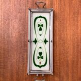 Metal and glass plateau Art Deco / Art Nouveau