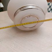 Lustre, plafonnier en verre givré