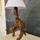Vintage wood lamp
