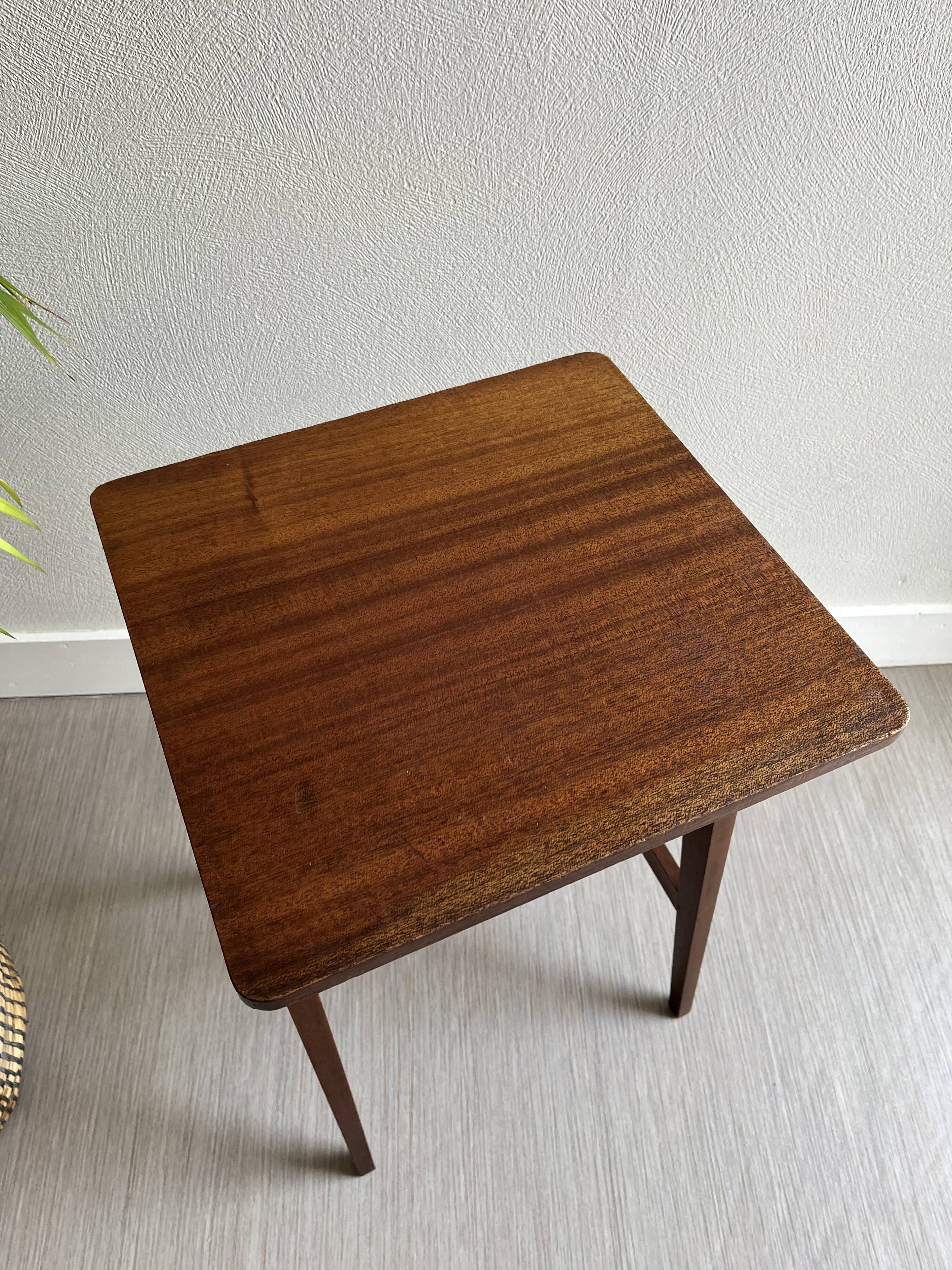 Vintage compass foot sofa end