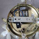 Two Eglo wall lights with vintage Murano flowers 70/80