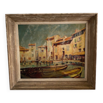 Mediterranean port landscape