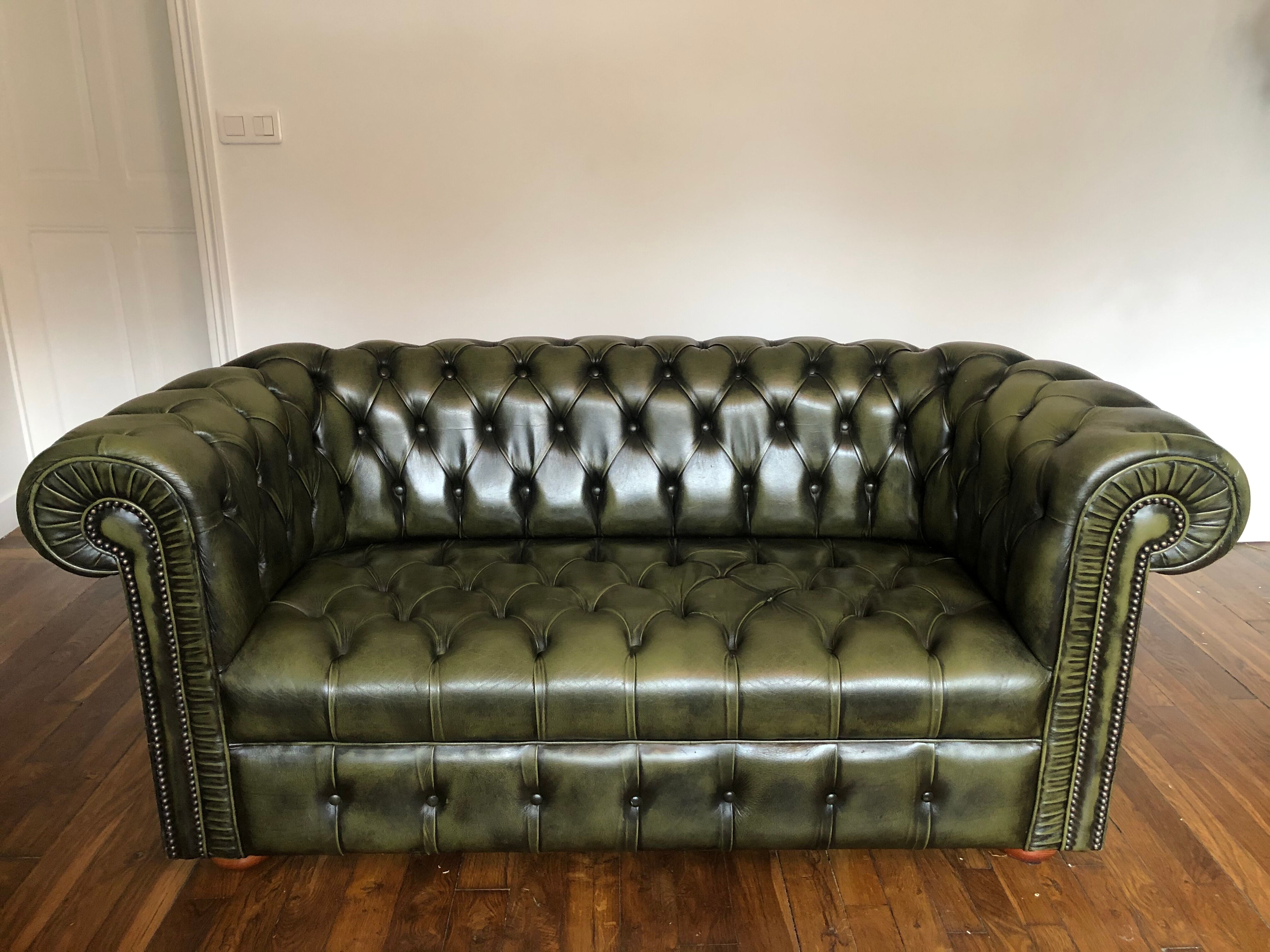 Chesterfield sofa & armchair